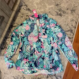 Lilly Pulitzer Edgewater popover nwt xl